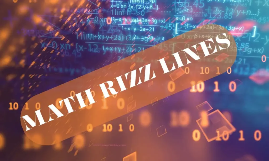 math rizz line