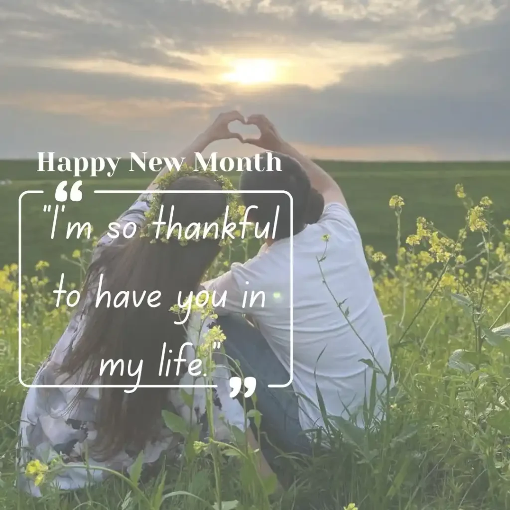 Happy New Month Message to My Love