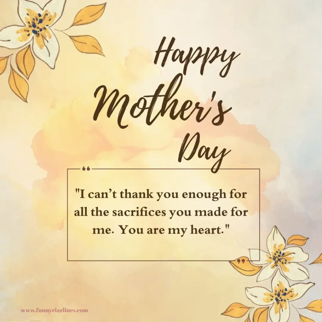 Touching Message for Mother’s Day