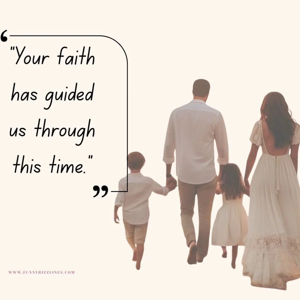 Funeral Thank You Message from Family